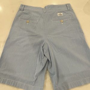 Vineyard Vines Boys Size 18 light blue stripe shorts.